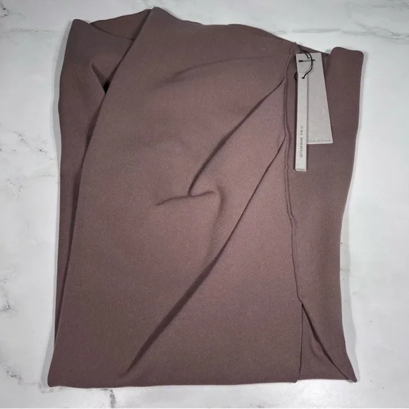 Rick Owens Rent Maxi Bodycon Skirt in Dust - Picture 2 of 14